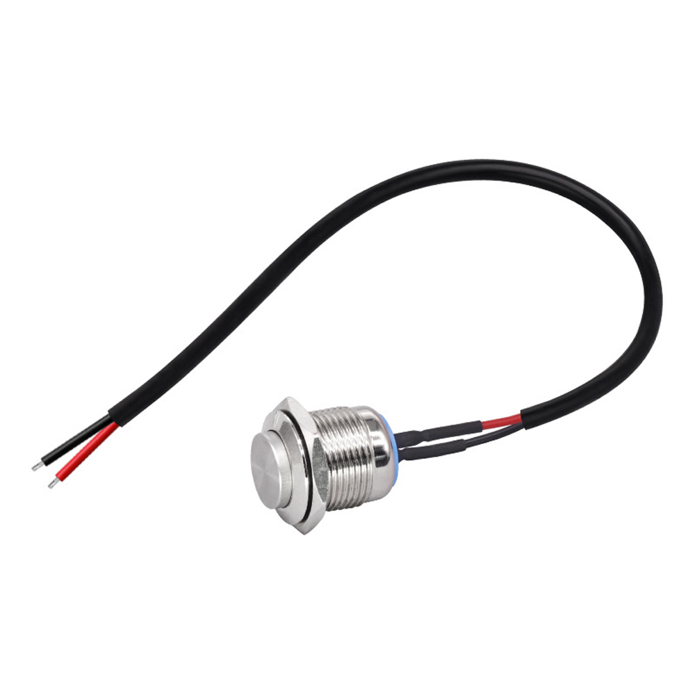 High Head Metal Button Switch Cable 8 12 16 19 22mm Waterproof Power Supply Wire (5)