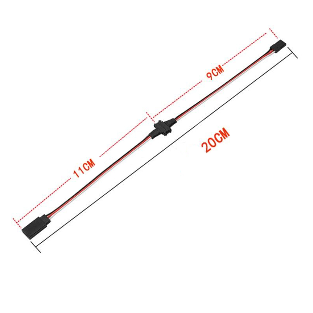 Servo Extension Cable RC to Magnetic Head Wire Harness for Remote Control Car Light (1)