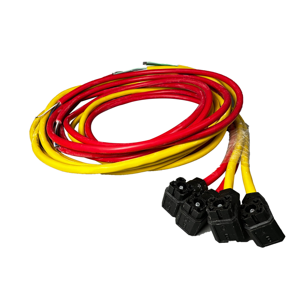 Hirschmann G4W1F Femal Connector Cable Central Screw 4Pin Grey Power Connection Wire (3)