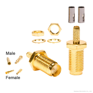 SMA-KY-1.5 Coaxial Jack Outer Thread Inner Hole High Frequency Antenna Connector