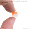 UY2 Double-knife Terminal Transparent Wire Connector for Internet Phone Cable