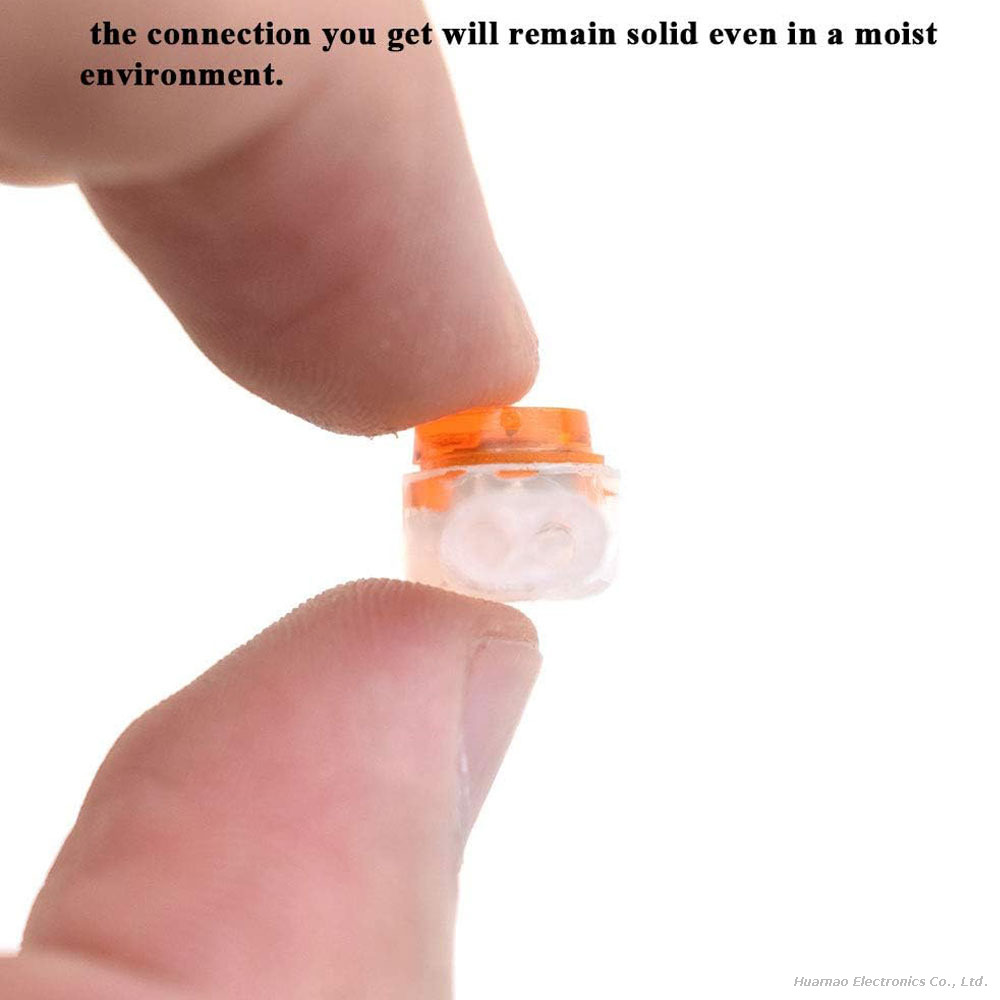 UY2 Double-knife Terminal Transparent Wire Connector for Internet Phone Cable