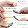 Waterproof Cable Connector 3 Holes Electrical Wire Crimp Connector Lawn Mower Connector with 314 Cable Connectors 