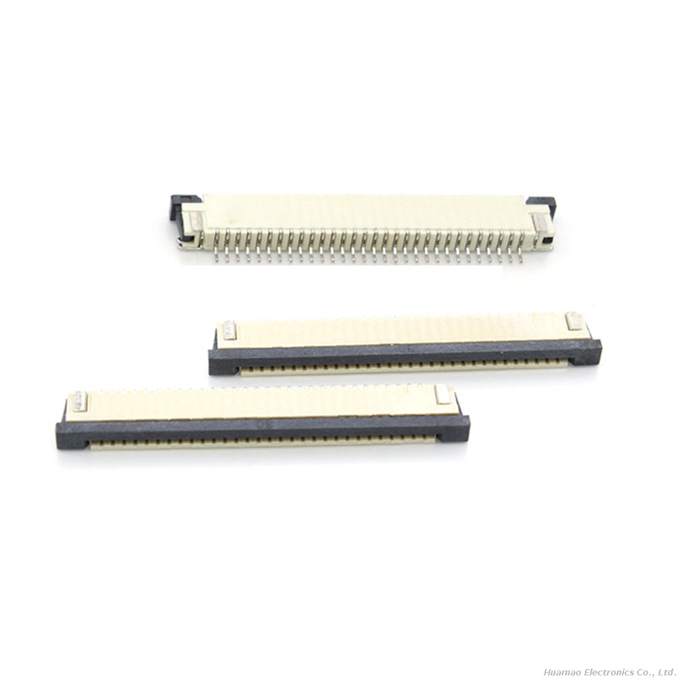 FPC FFC 1.0mm Pitch Connector of 4-50Pin Vertical Header