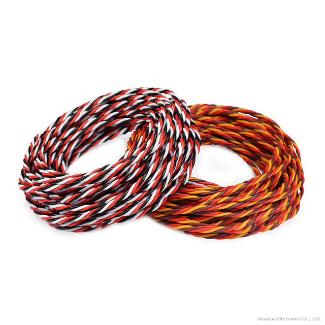 Servo Extension Cable Signal Control PVC Twisted Wire 30/60/90 Cores for Drone