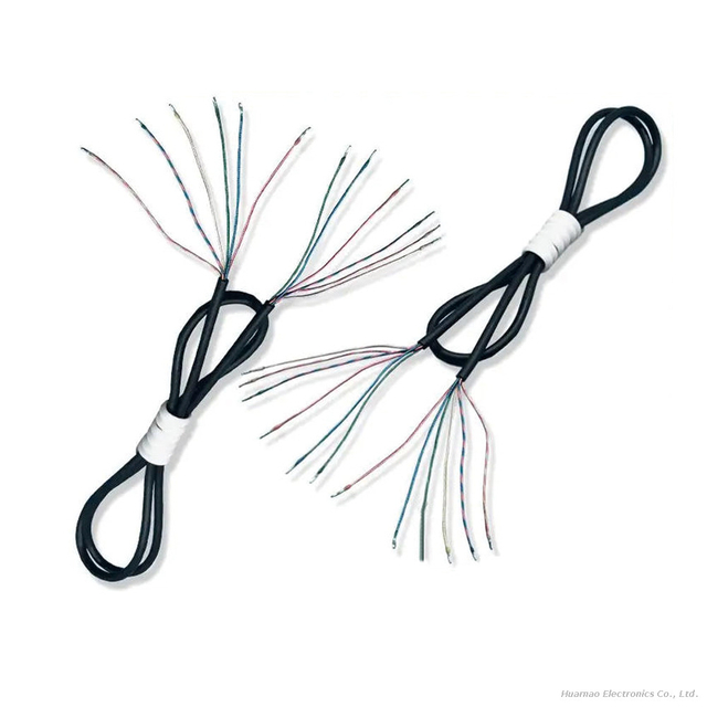 Headset Microphone Wire Harness 30AWG Insulated Electronic Cable Custom Shielding for Professional Audio Recording