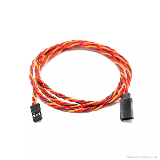 Servo Extension Twisted Cable Male To Female Anti-Interference Wire 30/60 Cores 150mm Connection Cable Assembly