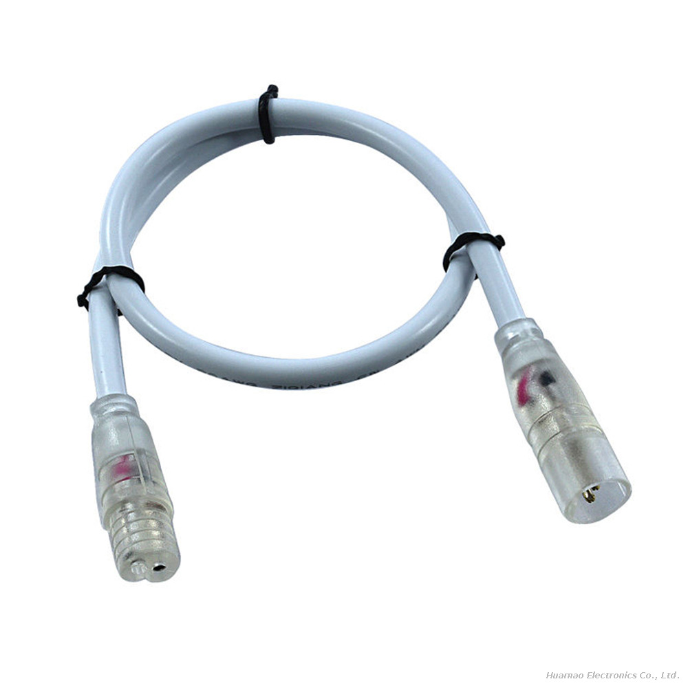 Custom made 2pin Waterproof 2pin Plug Male Connector for LED Light