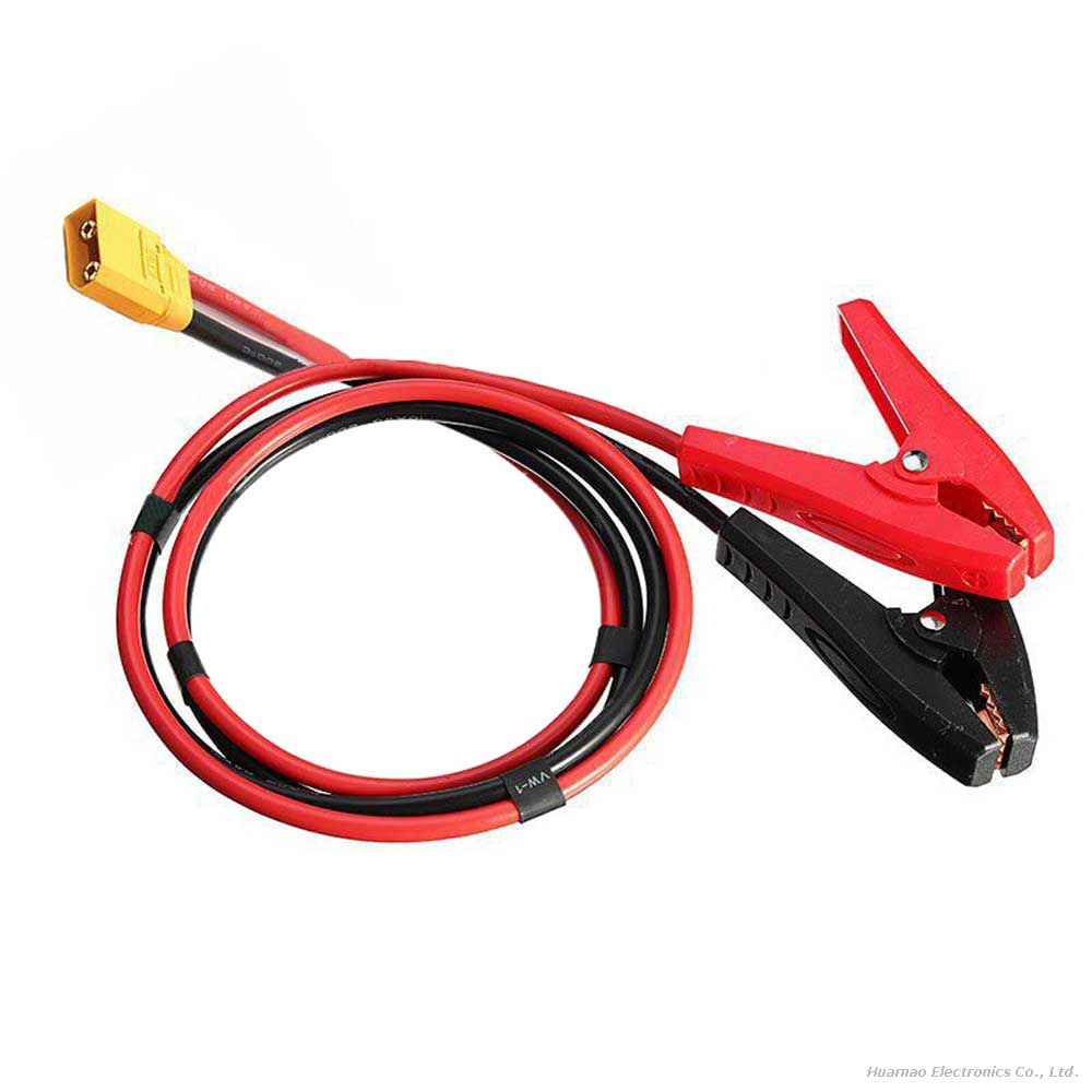 12AWG Silicone Wire Alligator Clip To XT60 XT90 EC5 Adapter for RC Drone Battery Charging