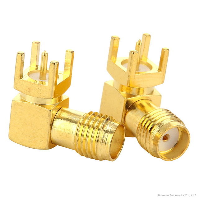 High Frequency SMA-KWE RF Socket Outer Thread Antenna Base PCB Connector