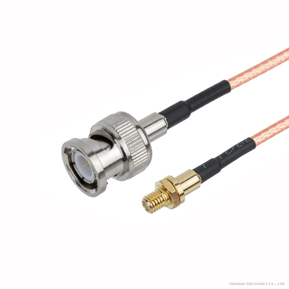 BNC To M5/L5/10-32UNF RF Connector Cable RG316 Electrical Wire Acceleration Sensor