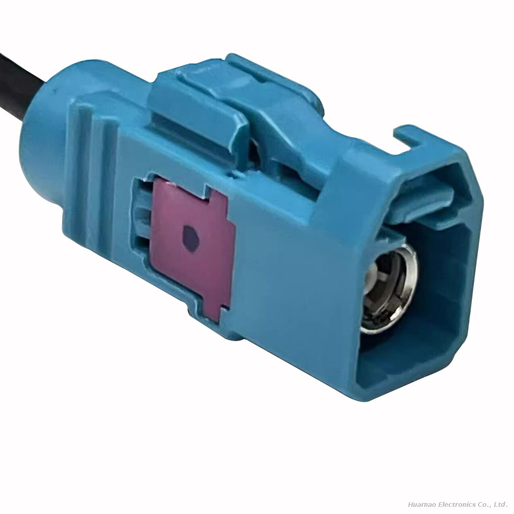 Mini Fakra 4 in 1 Female To Fakra Male Cable TE Mate Ax RF Connector Wire for Automotive