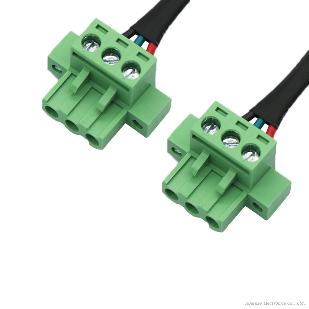 5.08mm Pluggable Terminal Block Male And Female Connector 2-12P Wire Harness