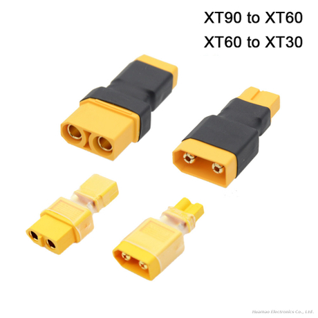Amass XT90 To XT60 To XT30 Adapter Plug Connector Cable Male To Female Conversion Traversing Machine Battery Charger