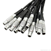 Medical Grade 8-Core LEMO 1B Male To Female Circular Connector Equipment Harness Wire