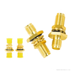 High Frequency SMA-KKY RF Coupler Dual Female Bulkhead Connector with Waterproof Ring