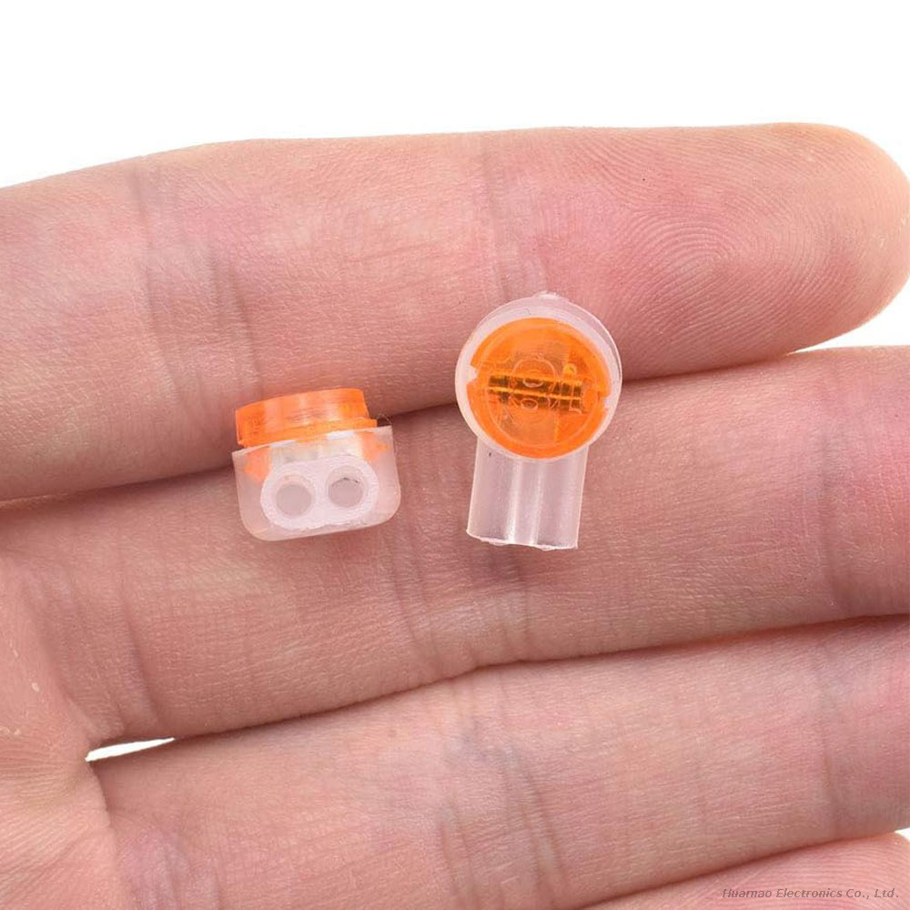 UY2 Double-knife Terminal Transparent Wire Connector for Internet Phone Cable