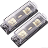100 Amp ANL Fuse Holder with 100 Amp Fuses for Car Audio Amplifier(Black)