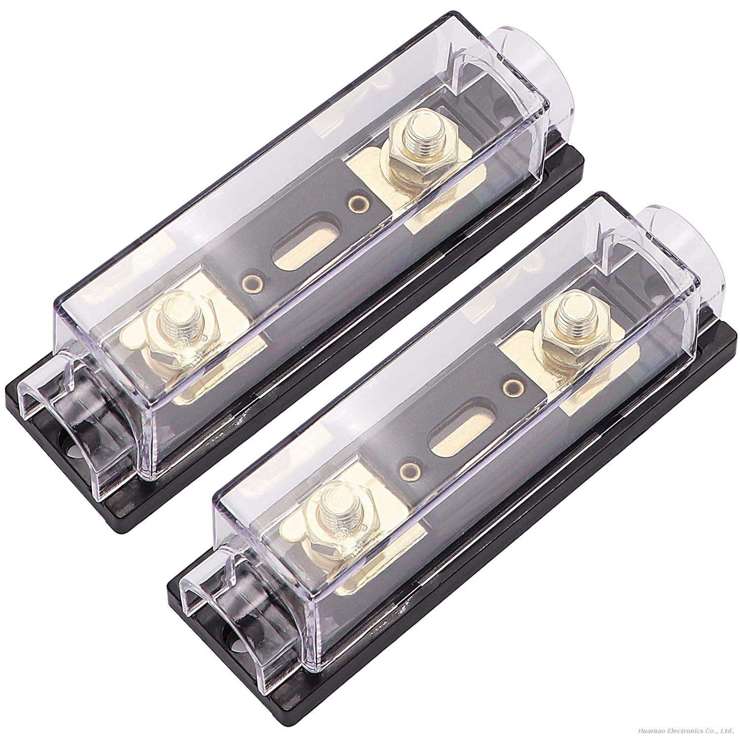 100 Amp ANL Fuse Holder with 100 Amp Fuses for Car Audio Amplifier(Black)
