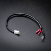 2.8mm Double Row 4P Connector And Spring Terminal Wire with Protective Silicone Tube Cover