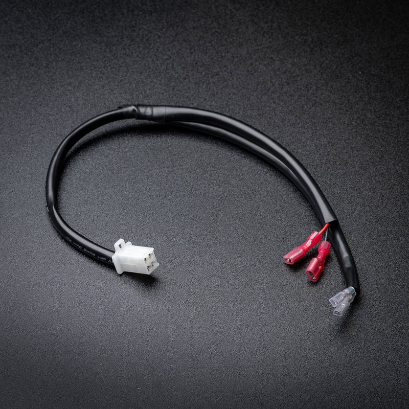2.8mm Double Row 4P Connector And Spring Terminal Wire with Protective Silicone Tube Cover