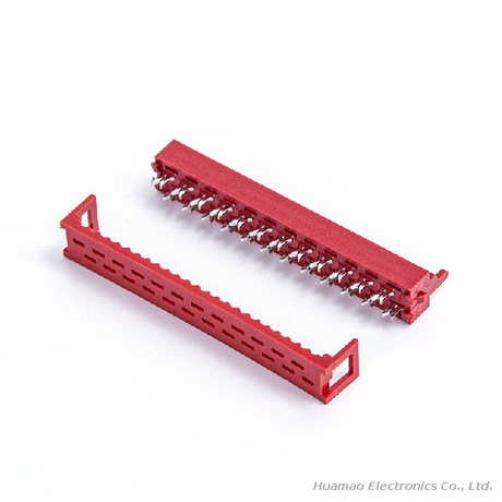 TE Red Micro-MaTch Connector 1.27mm Pitch Crimp IDC Connector