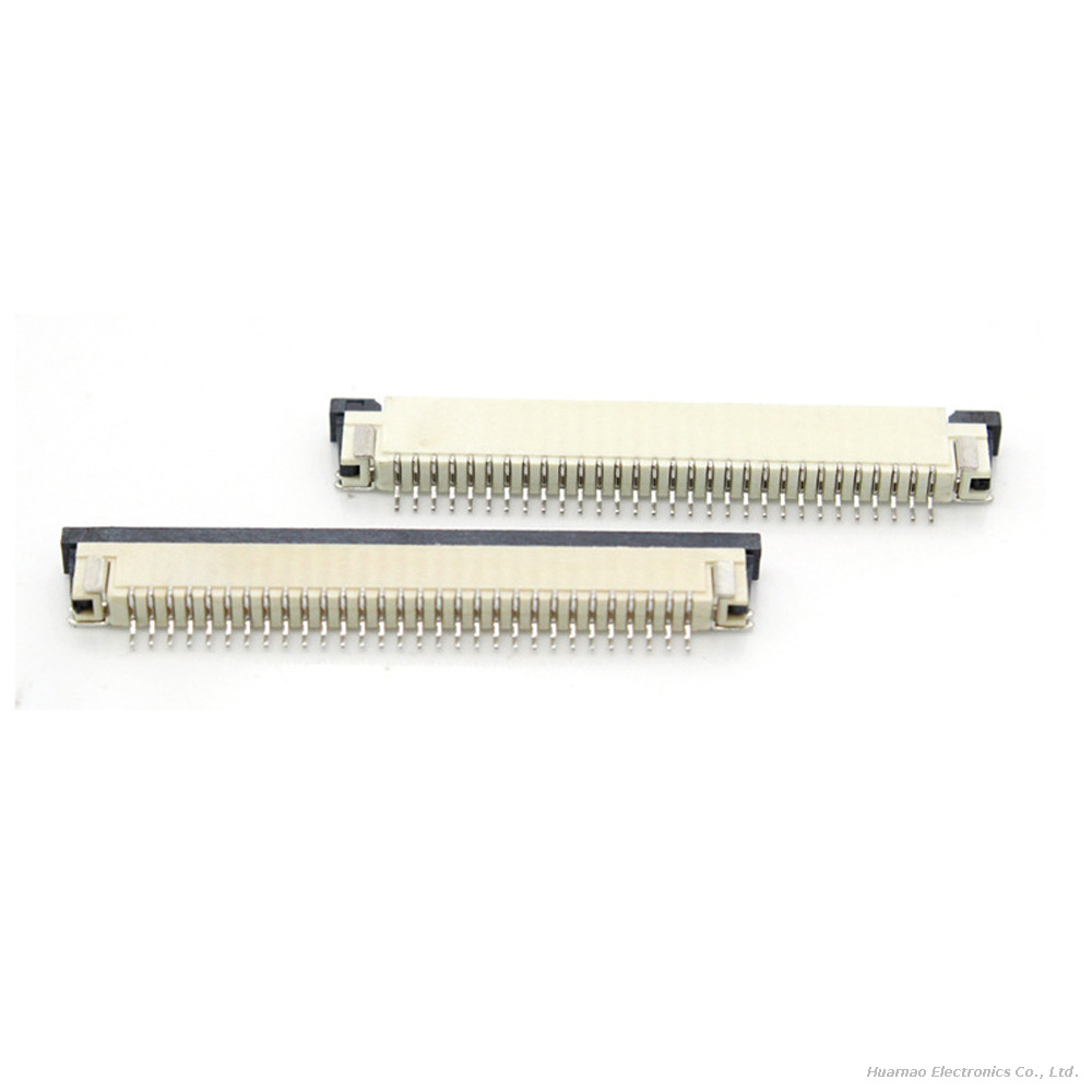 FPC FFC 1.0mm Pitch Connector of 4-50Pin Vertical Header