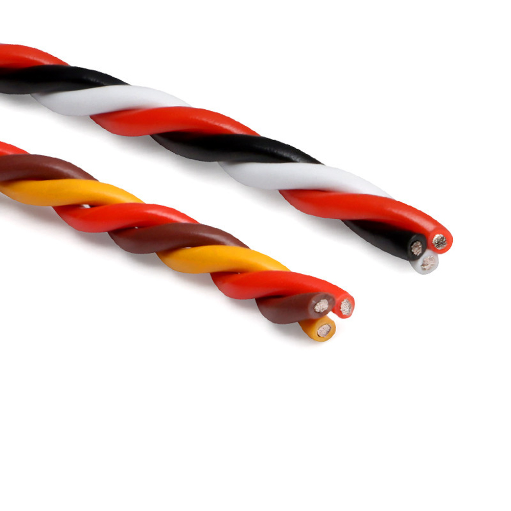 Servo Extension Cable Signal Control PVC Twisted Wire 306090 Cores for Drone (3)