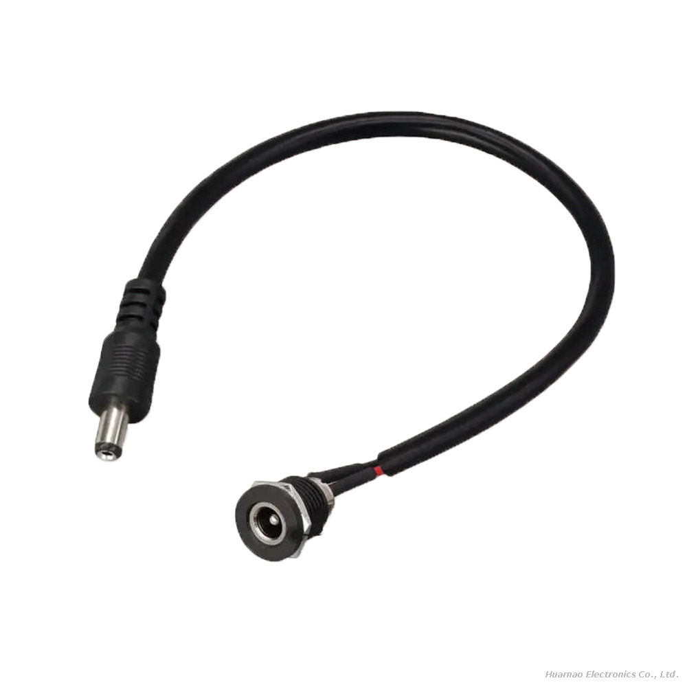 DC022D Charging Connector Wire DC5521 Female Power Cable for Lithium Battery Charger Socket