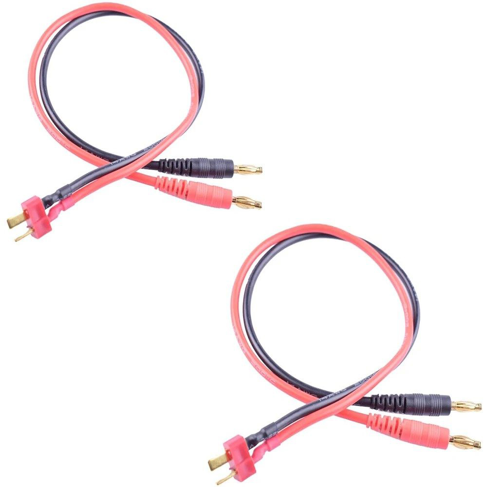 T Plug to 4.0mm Banana Head Charging Cable Model Aircraft for B6 B6AC Lithium Battery Wire (3)