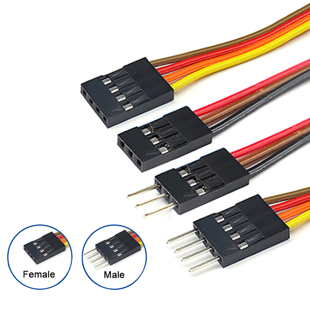 Dupont 2.54mm Terminal Wire Male and Female Docking Connection Harness Servo Bonded Cable (4)