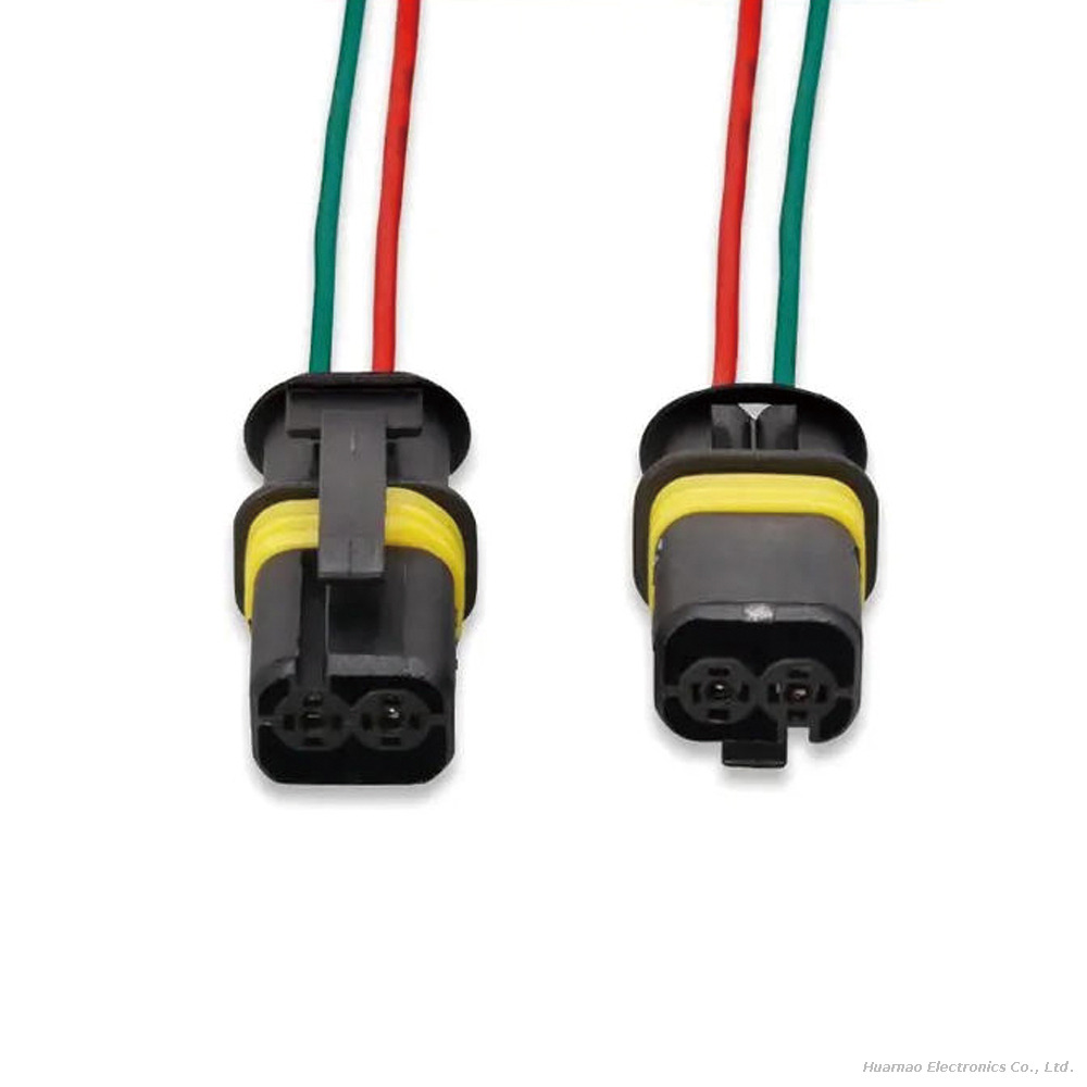 DJ7028A-1.5-21 Terminal Wire 2Pin Plug Connection Cable Automotive Motor Wiring Harness