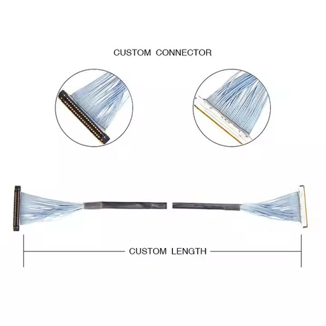 Kel Xsls20-40-a 0.4mm Pitch Micro Coaxial 40 Pin Lvds Cable Assembly.jpg