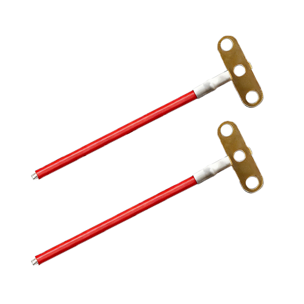 T5T8 Lamp Holder Terminal Wire T Type Double Hole Brass Cable LED Connection Wiring Harness (2)