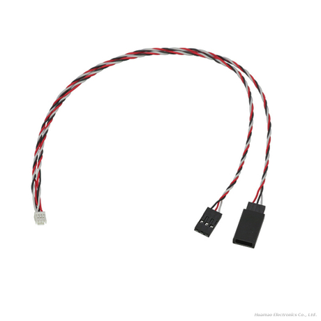 GH1.25 To 2.54mm Dupont 3P Dual-End Cable Shielded Twisted Silicone Wire for Drone LED Servo