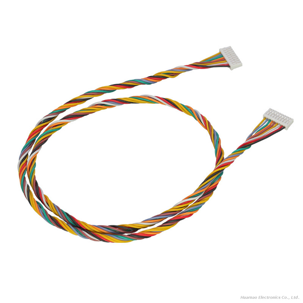 High Temp Resistant GH1.25-9P Silicone Cable Multi-Color Twisted Pair UAV Flight Control Wire