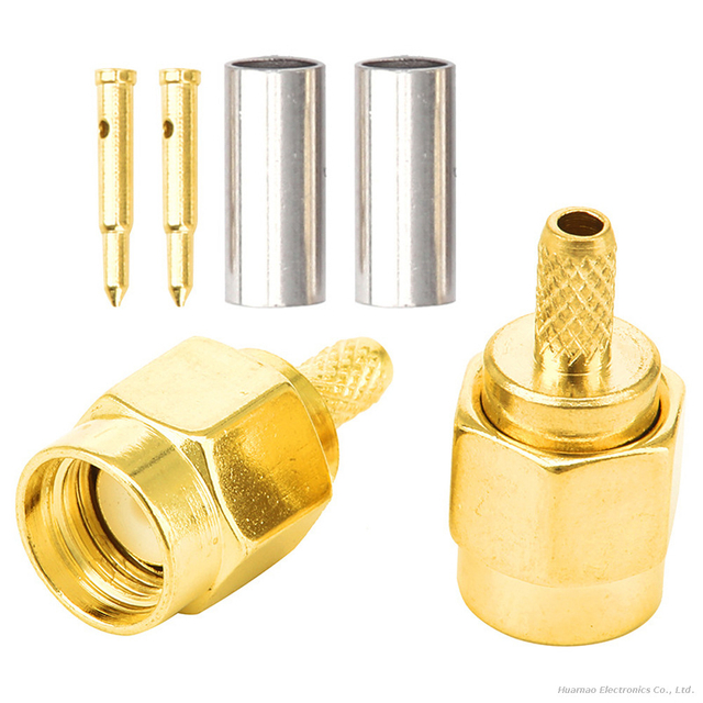 SMA-J-1.5 Internal Thread Inner Pin Coaxial Connector Wireless Antenna Adapter