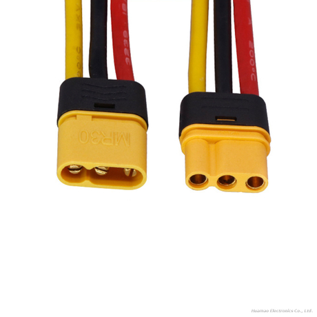 MR30 Male Female High Current Silicone Harness RC Drone Industrial Robot Power Connection Cable