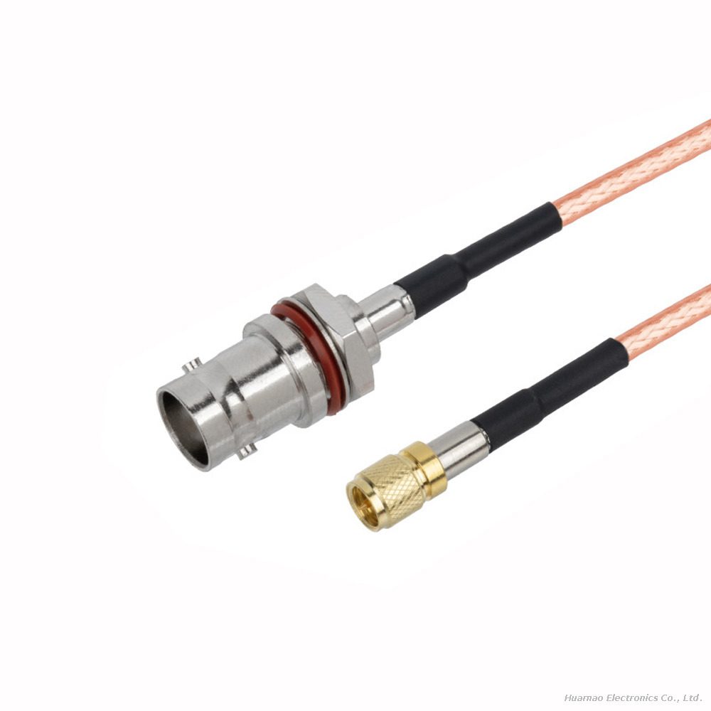 BNC To M5/L5/10-32UNF RF Connector Cable RG316 Electrical Wire Acceleration Sensor