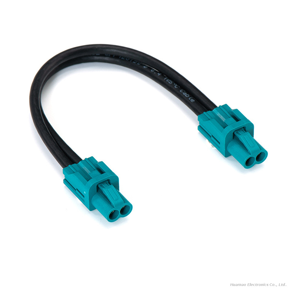 FAKRA RF Automobile Connector Cable Male To Female Electronic Components Communication Antenna Wiring Harness