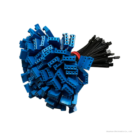 2.54mm Connection Housing TE281838-4 188744-1 To Harwin M22-30102200 3050046 Female Connector Terminal Wire