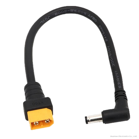 RC Model XT60 To DC 5.5x2.5mm Right Angle Power Cable