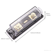 100 Amp ANL Fuse Holder with 100 Amp Fuses for Car Audio Amplifier(Black)