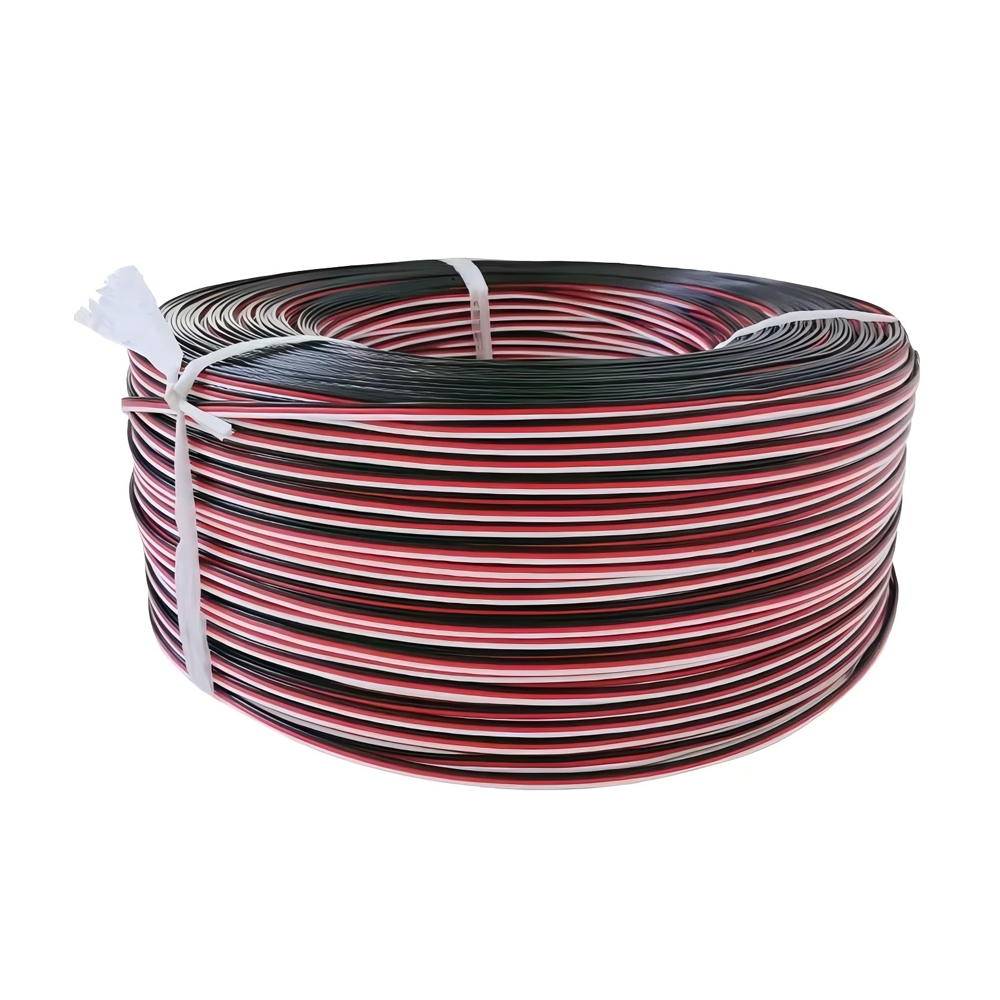 Servo Cable 3060100 Cores Copper Wire Red Black Bonded Cable for Toy Power (5)