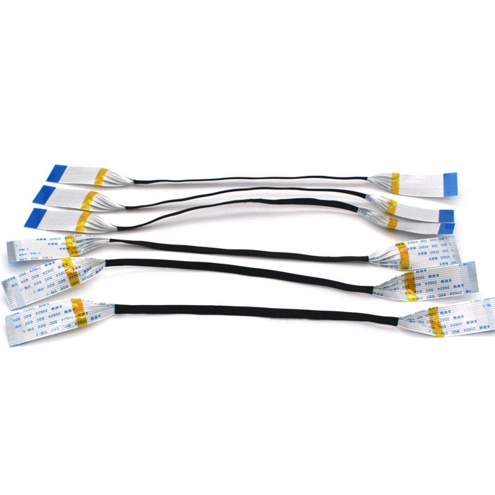 FFC Flexible Flat Parellel Cable 0.5mm 22P 24P 26P 30P 40P Acetate Cloth FPC Cable (2)