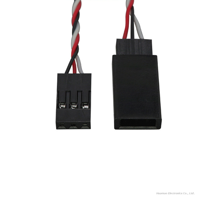 GH1.25 To 2.54mm Dupont 3P Dual-End Cable Shielded Twisted Silicone Wire for Drone LED Servo