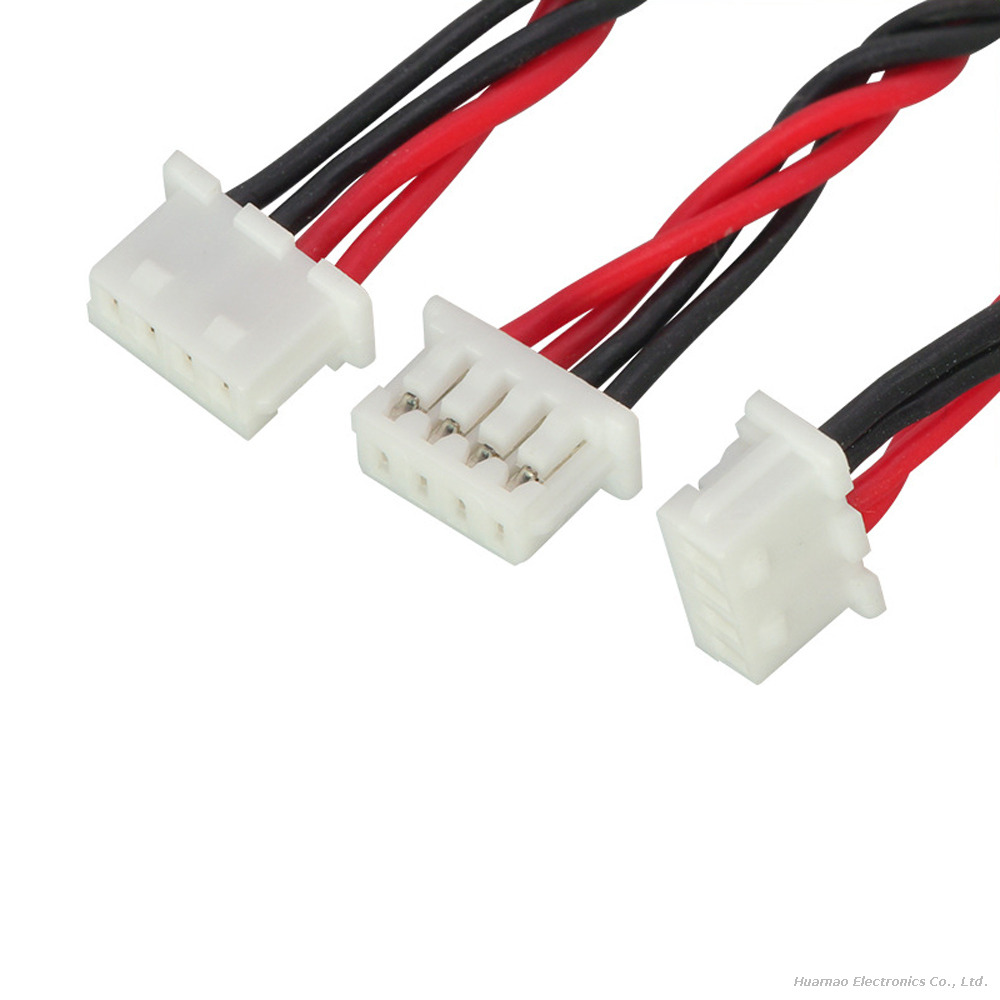GH 1.25mm 4P Dual-End Silicone Twisted Harness 32AWG FPV Racing Drone Fly Control Connection Cable