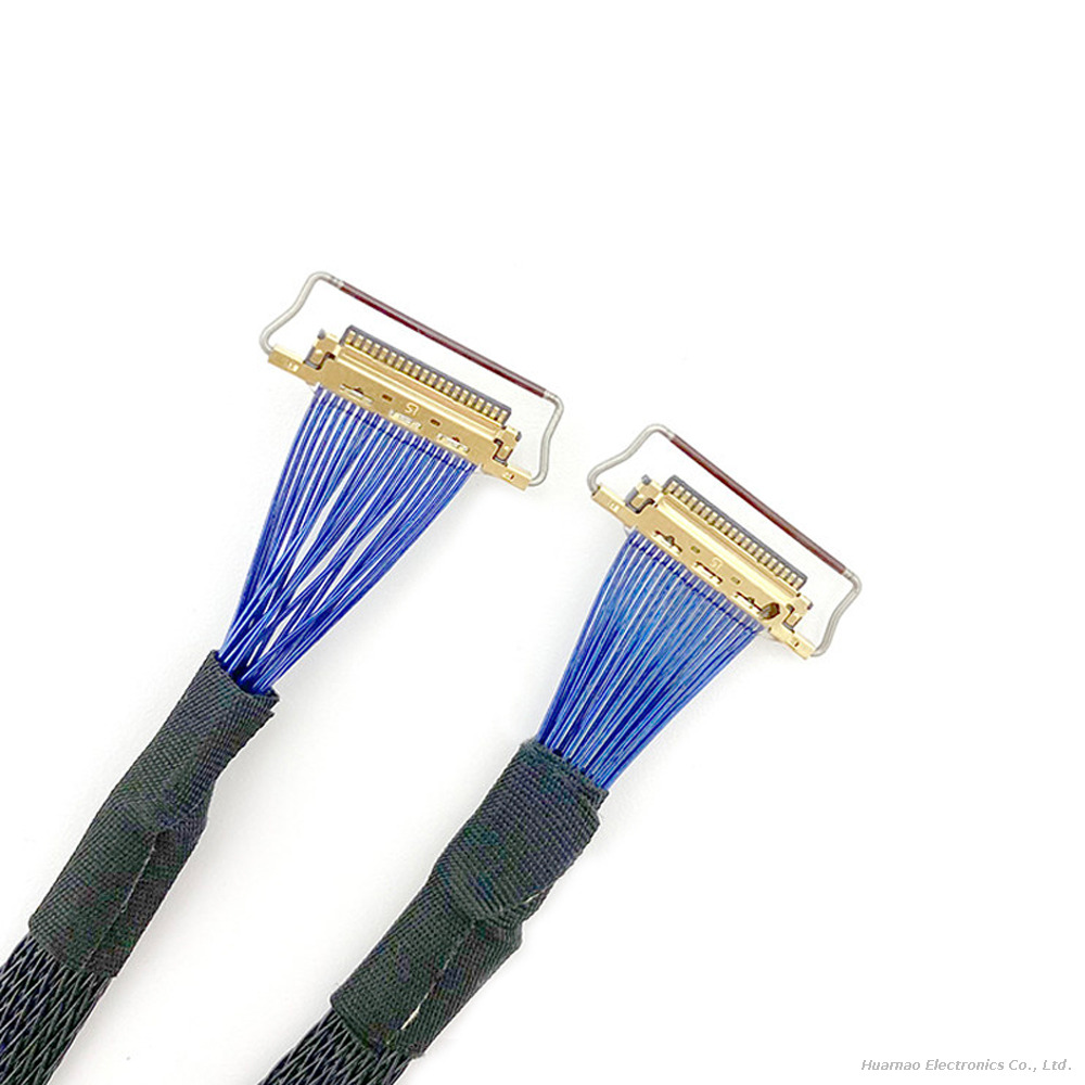I-PEX20454-20P EDP Screen Wire 0.5mm Micro Coaxial Cable Assembly