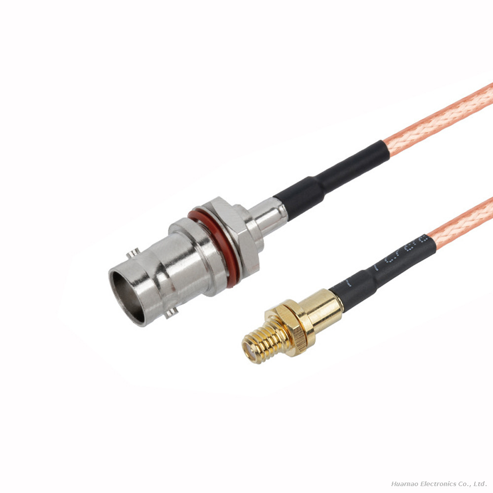BNC To M5/L5/10-32UNF RF Connector Cable RG316 Electrical Wire Acceleration Sensor