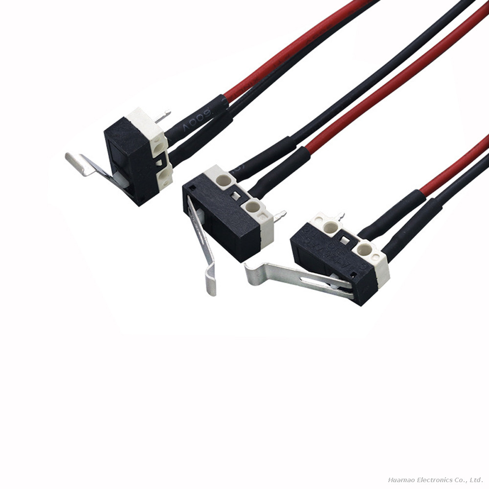 PH2.0 2P Terminal Wire Micro Switch Connector Cable 1007 22AWG Meat Grinder Home Appliance Wiring Harness